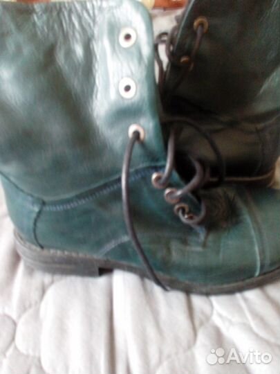 Ботинки женские натуральная кожа португалия 37р