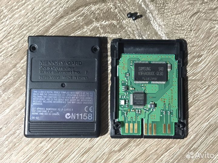 Карта памяти sony playstation 2 ps2