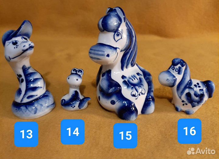 Гжель сувениры малая форма