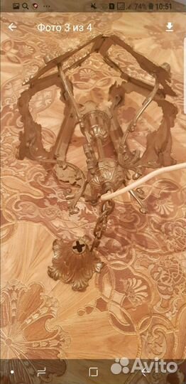 Фонарь бронза люстра