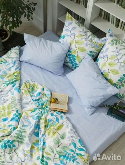 Белье постельное поплин 1,5 новое