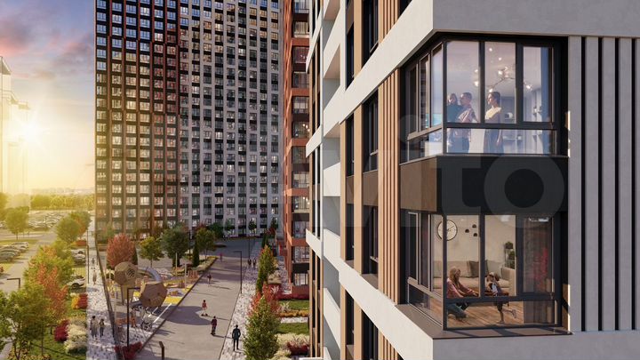 1-к. квартира, 46 м², 12/24 эт.