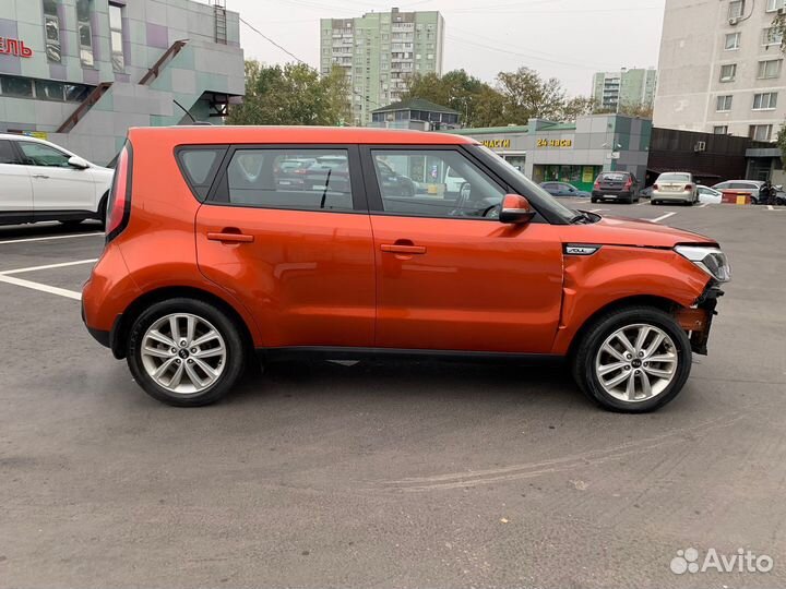 Kia Soul 1.6 AT, 2019, битый, 61 000 км