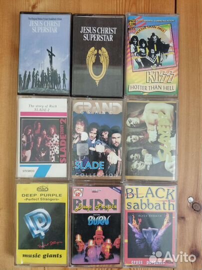 Аудиокассеты рок металл