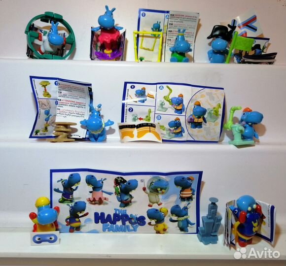 Киндер серии Цыпленок Цыпа Слоны строители и др