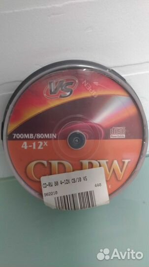 CD-RW новые диски