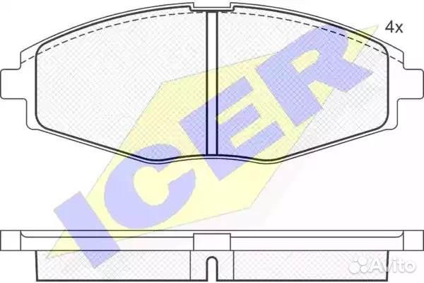 Колодки торм.диск. Matiz 0.8S 09/98