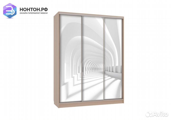 Шкаф-купе Бассо 7-600 58 дуб млечный