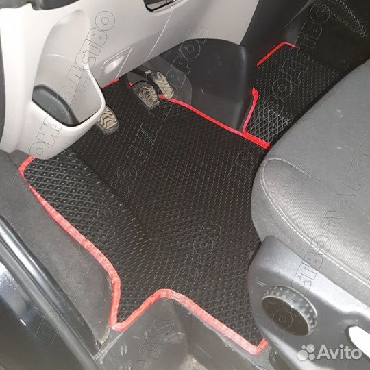 Eva коврики Ford Tourneo Custom I 7мест 2012-18г