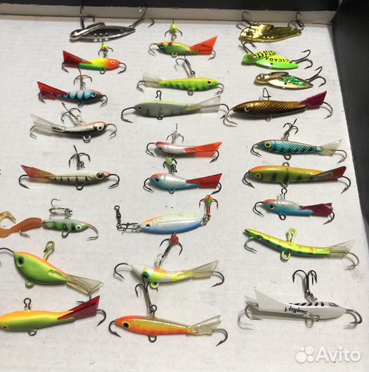 Зимние блесны и балансиры Rapala и др. комплектом