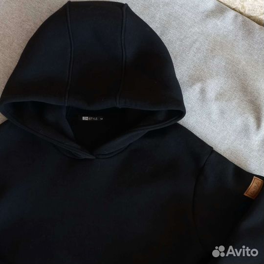 Толстовка черная унисекс(женская/мужская) размер М