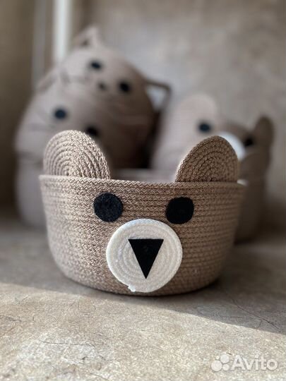 Детская корзина для игрушек