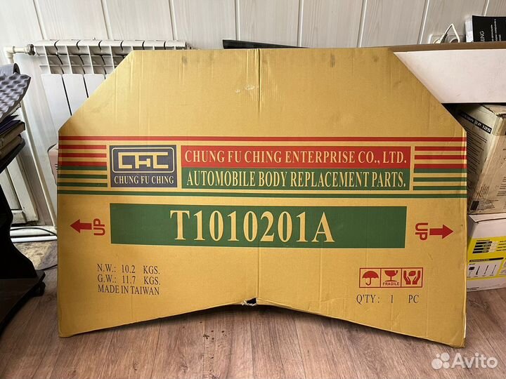 Капот toyota corolla 120