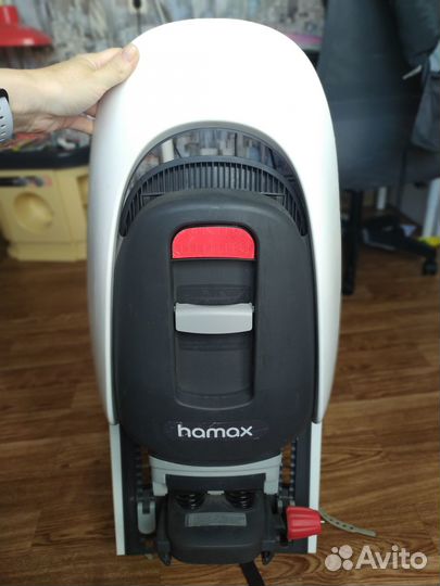 Детское велокресло на багажник hamax caress W/carr