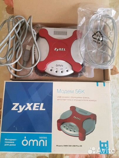 Dial-up Модем zyxel omni 56K USB Plus EE