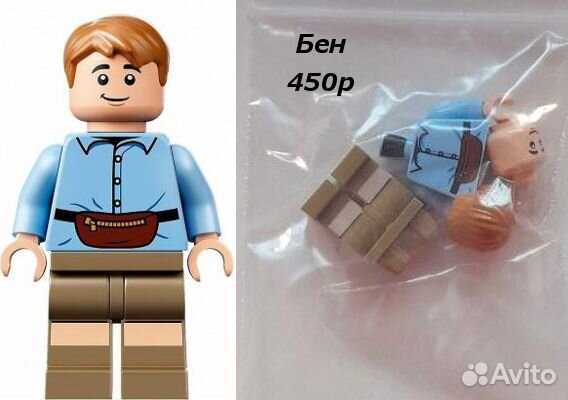 Lego минифигурки Jurassic World