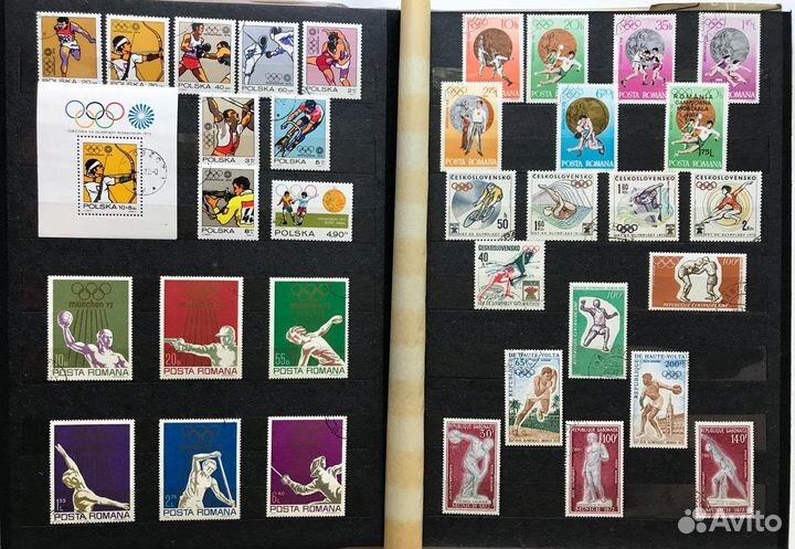 Альбом с марками Спорт, 22х30 см, 10 л