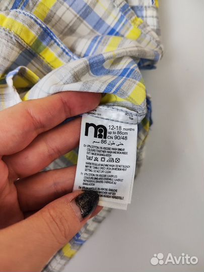 Рубашка Mothercare р86