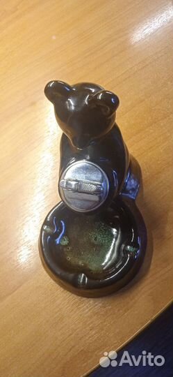 Пепельница с зажигалкой керамика СССР