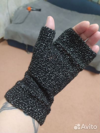 Митенки вязаные