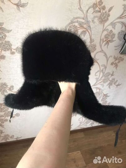 Норковая шапка мужская