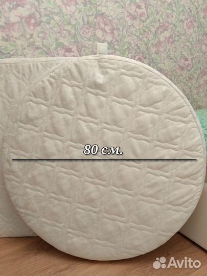 Матрас на круглую кроватку