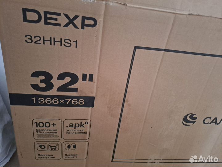 Телевизор SMART 32 dexp