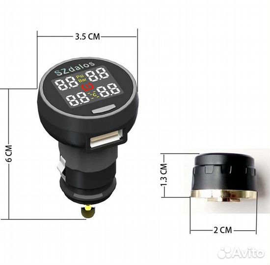 Датчик давления шин Sheriff на Невского