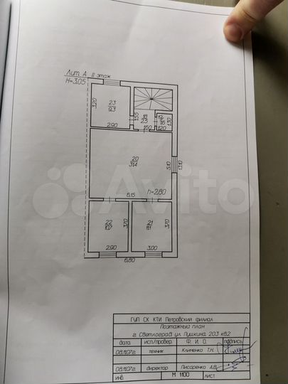 Коттедж 142 м² на участке 15 сот.
