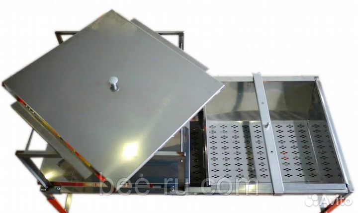 Стол для распечатывания рамок с крышкой (нержавеющ