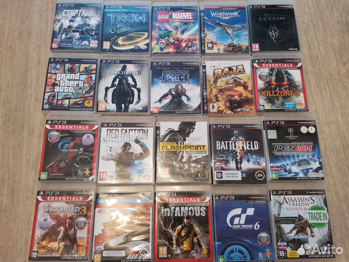 Диски на Sony PS3