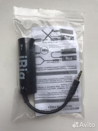 Irig для гитары аудиоинтерфейс