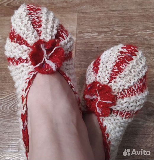 Варежки и следки. Ручная работа