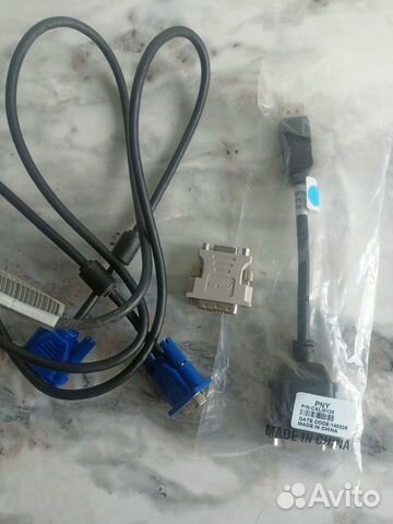Переходник displayport dvi и кабель vga