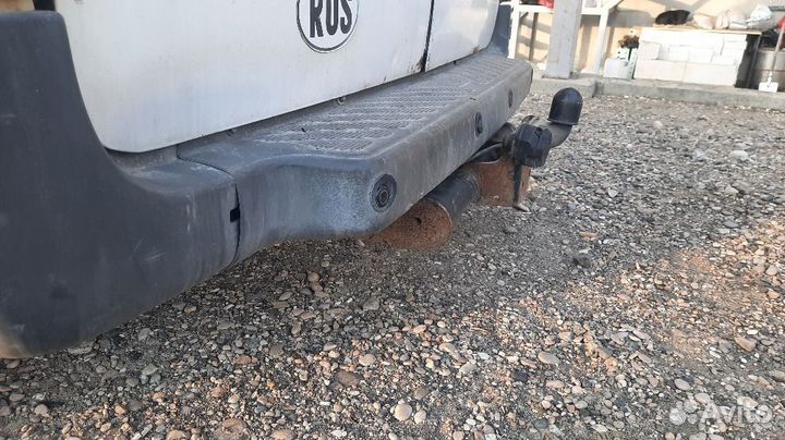 Форд Транзит 2000-2006 задний бампер с фаркопом