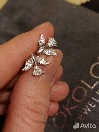 Серьги из серебра 