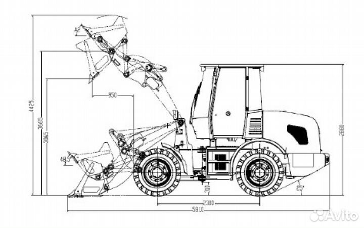 Фронтальный погрузчик XCMG LW180FV, 2023