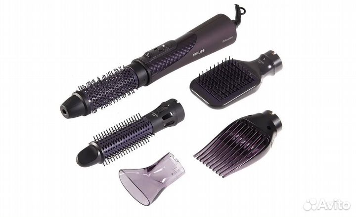 Фен-щетка Philips HP 8656 фиолетовый