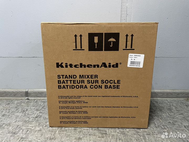 Планетарный миксер Kitchenaid 5KSM125EAC кремовый