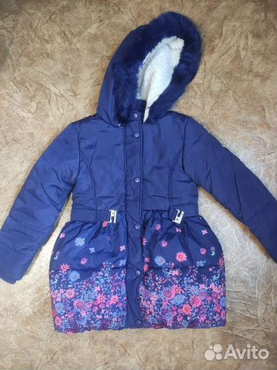 Пуховик на девочку 116-122