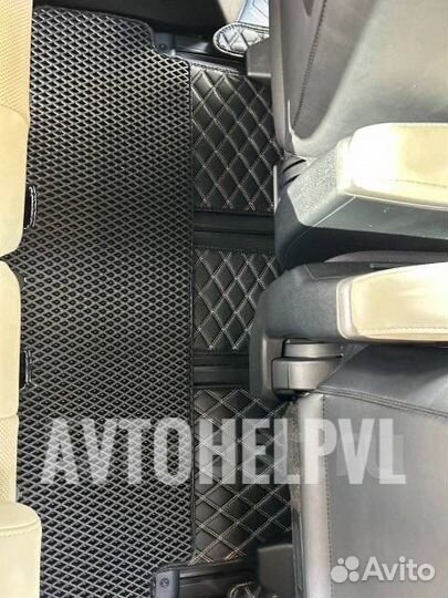 Коврики Toyota Alphard H30 экокожа + EVA