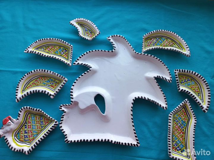 Менажница,салатник. Фаянс