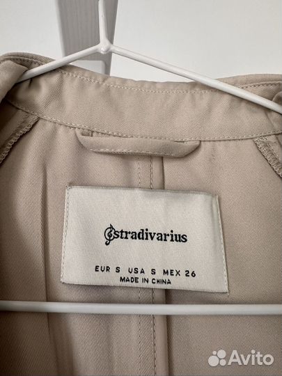 Тренч Stradivarius S