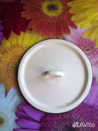 Кастрюля эмарированая. СССР