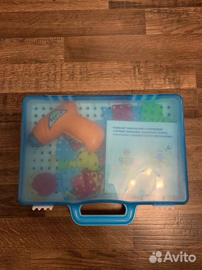 Конструктор детский в чемодане, мозаика