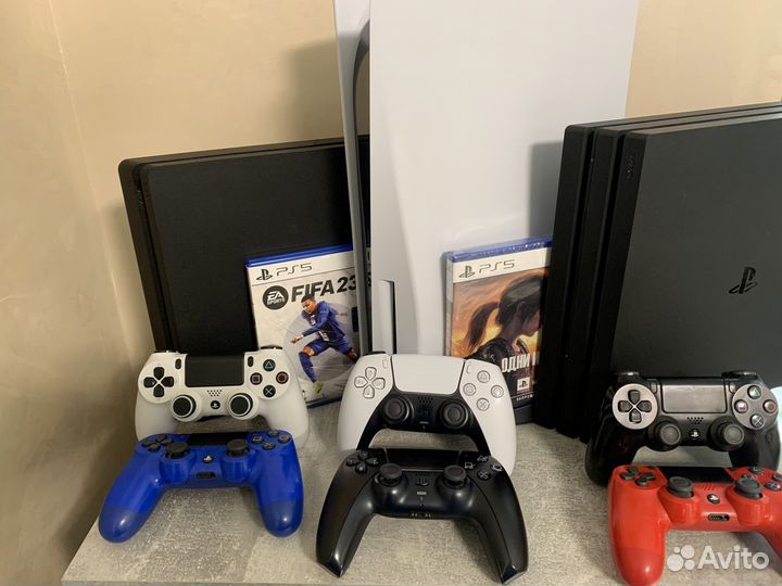 Игровые приставки Sony PS4/PS5