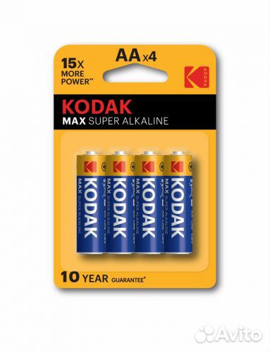 Батарея Kodak LR6(AA) в наборе 4 шт
