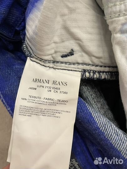 Джинсы Armani jeans мужские, W33L34, оригинал