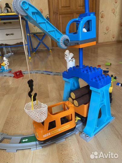 Конструктор lego дупло Town 10875 Грузовой поезд