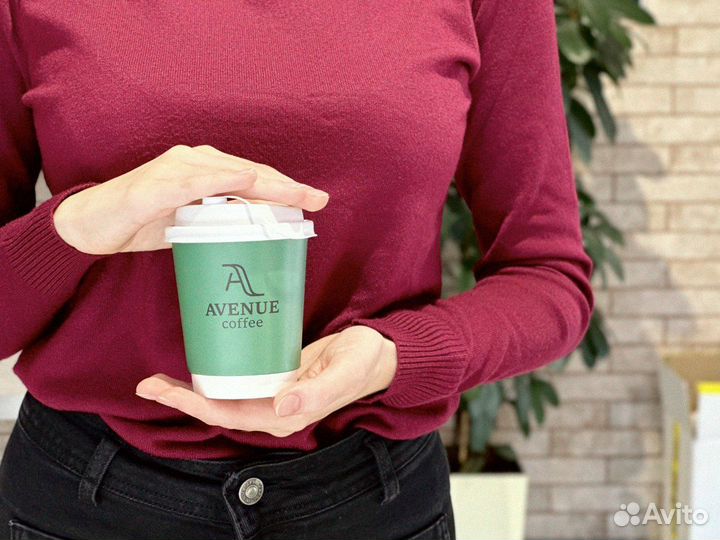 Бумажные стаканы оптом 250мл, 350мл / Крышки